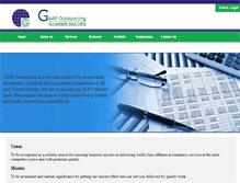Tablet Screenshot of gaap-outsourcing.com